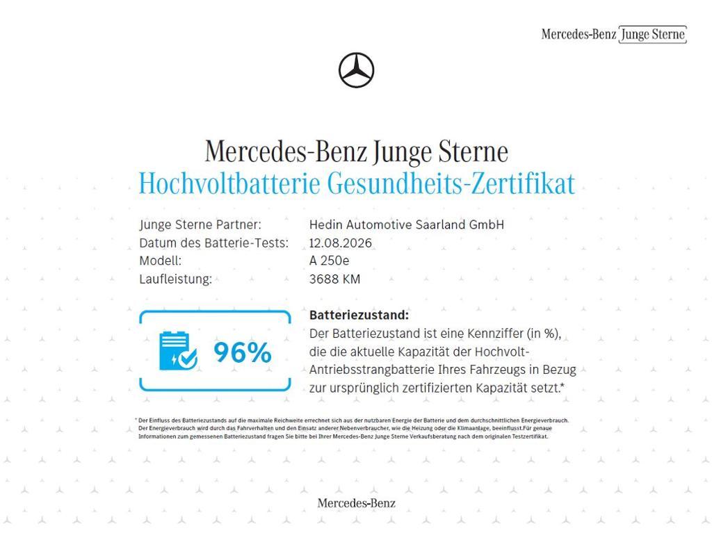 Mercedes-Benz A 250 e PROGRESSIVE|NIGHT|DISTR|PANO|360°|TOTW|