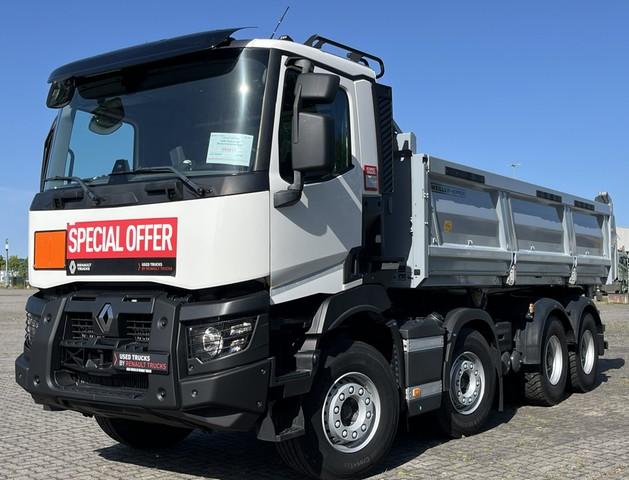 Renault C480 DayCab 8x4 Optibrake+ Meiller Dreiseitenkip