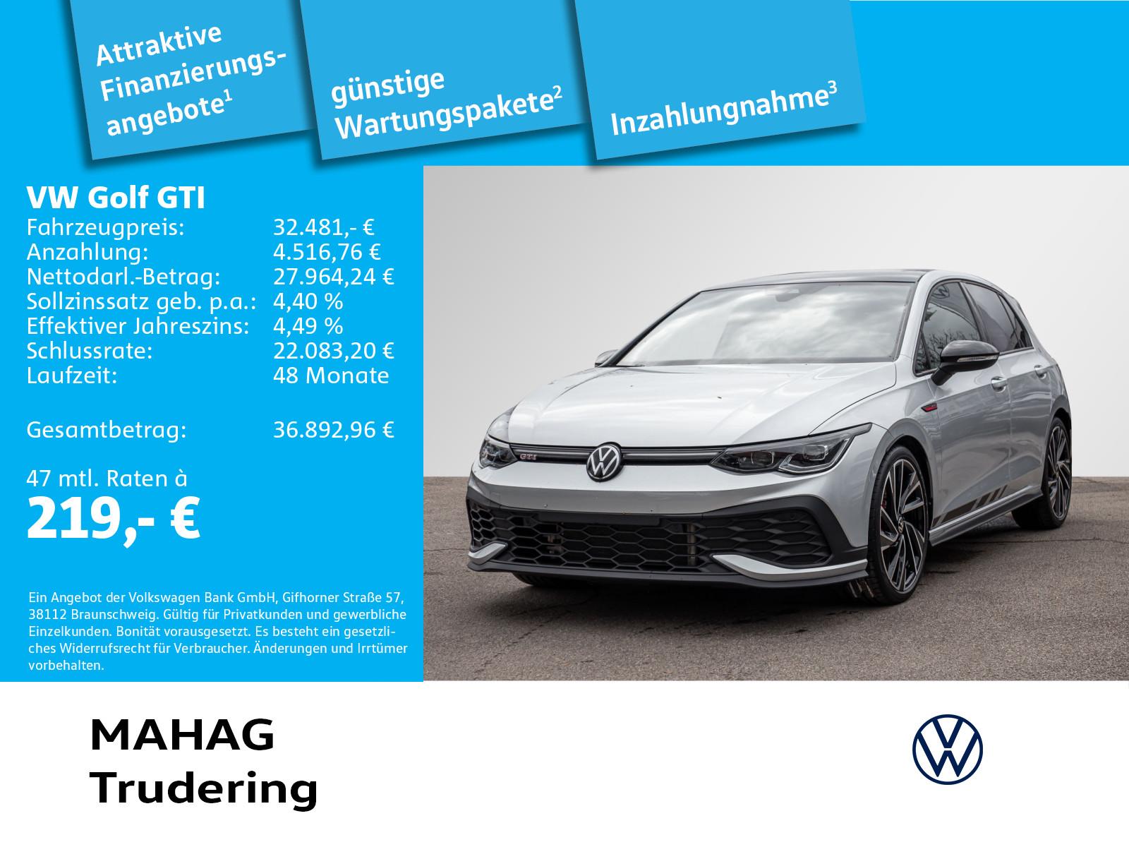 Volkswagen Golf VIII GTI Clubsport 2.0 TSI IQ.Light Navi Pa