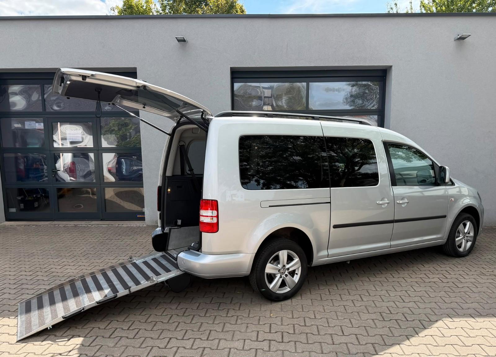 Volkswagen Caddy Maxi Rollstuhlrampe Seilwinde 5+1