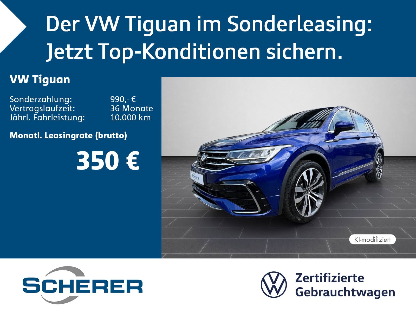 Volkswagen Tiguan R-Line 2.0 TDI DSG PANO STANDHZ AHK