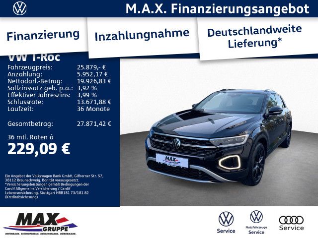 T-Roc 1.5 TSI BLACKSTYLE LED+KAMERA+PDC+DCP+LANE