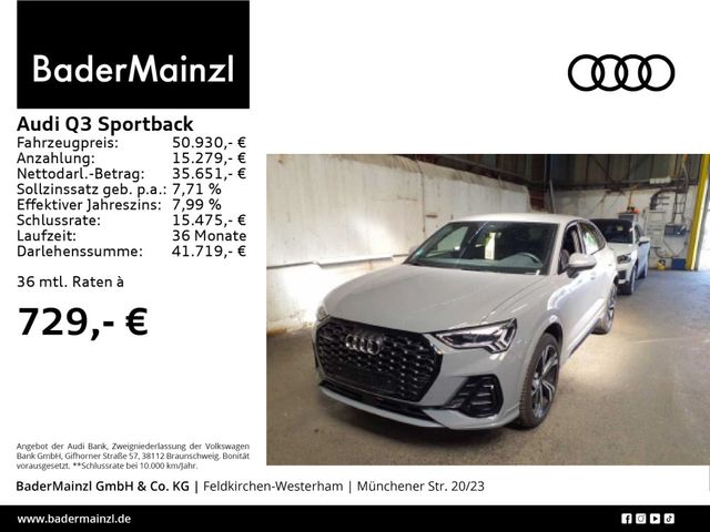 Audi Q3 Sportback 40 TDI quattro S line Leder AHK