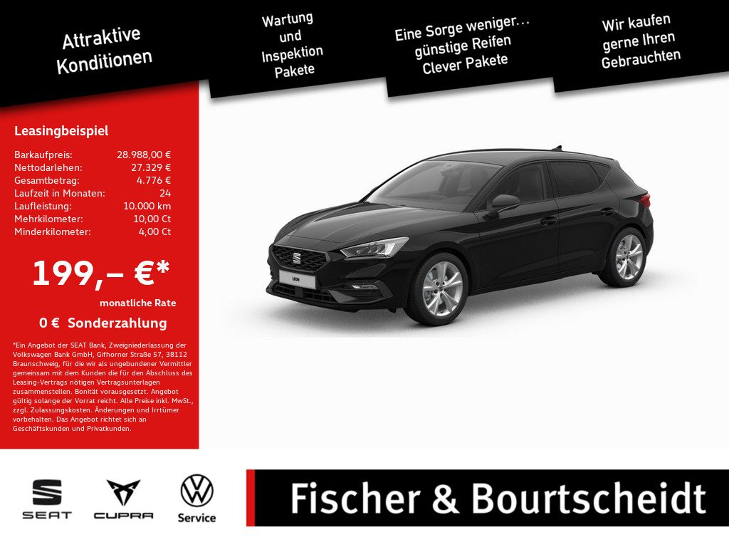 Seat Leon 2.0 TDI 110 kW FR SHZ NAVI ACC FACEL. LED