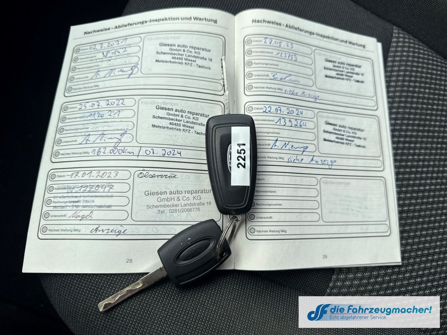 Fahrzeugabbildung Ford Transit Kombi 350 L3 Trend 2.2 TDCi DPF *2251 *K