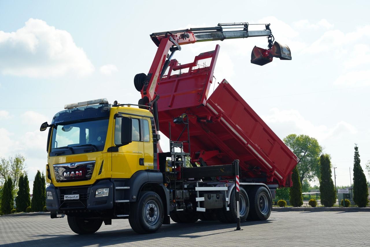 MAN TGS 26.420 / 6x4 / WYWROTKA 2 STRONNA / HYDROBUR