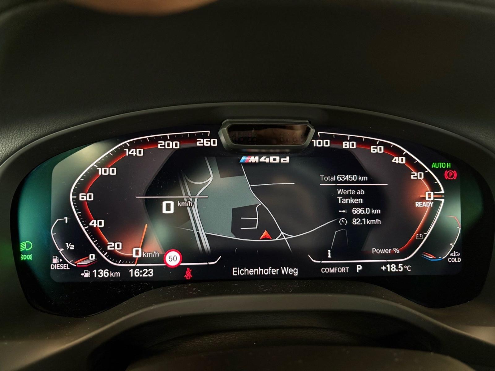 BMW X3 M40d DA Prof PA+ Laser Pano HuD H/K 20" LMR