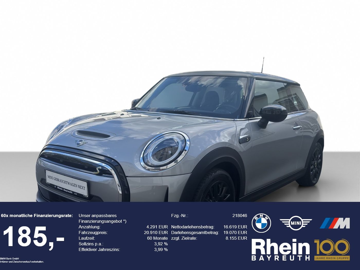 MINI Cooper SE 3-Türer Navi LED Apple Sportsitze Shz