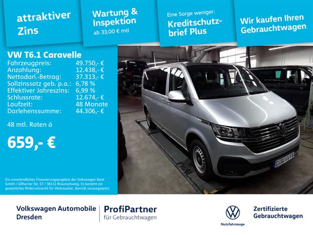 Volkswagen T6.1 Caravelle Com. LR 4MOT DSG NAV ACC STH AHZV