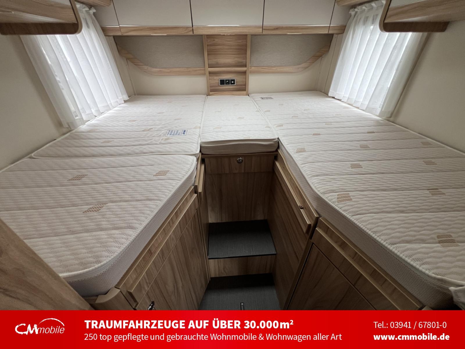 HYMER / ERIBA / HYMERCAR Exsis I 678 FL - Hub & Einzelbetten - 1. Hand -
