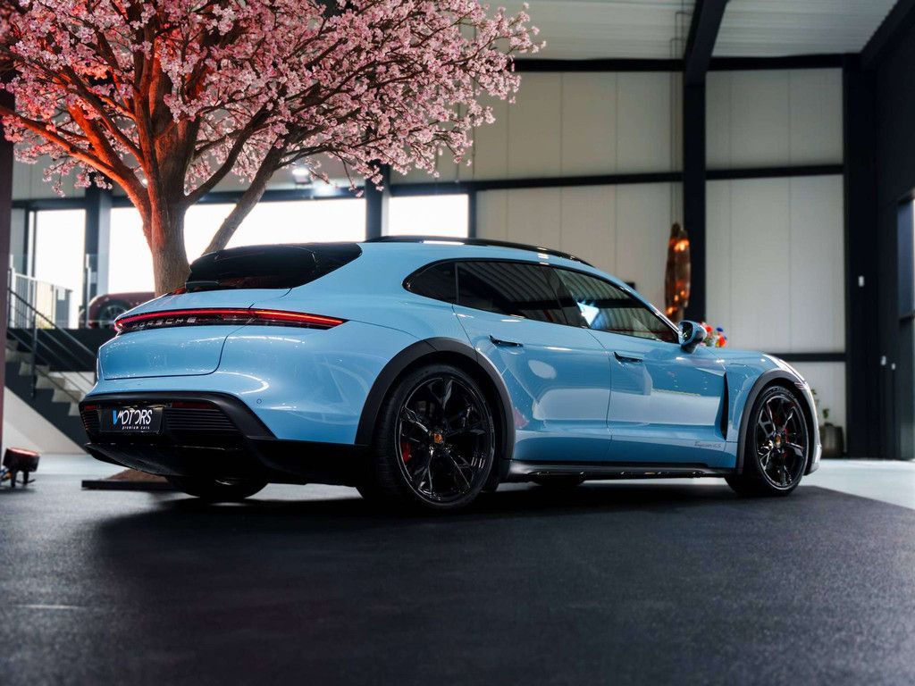 Porsche Taycan 4S Cross Turismo - Frozen Blue - Approved imagem 2