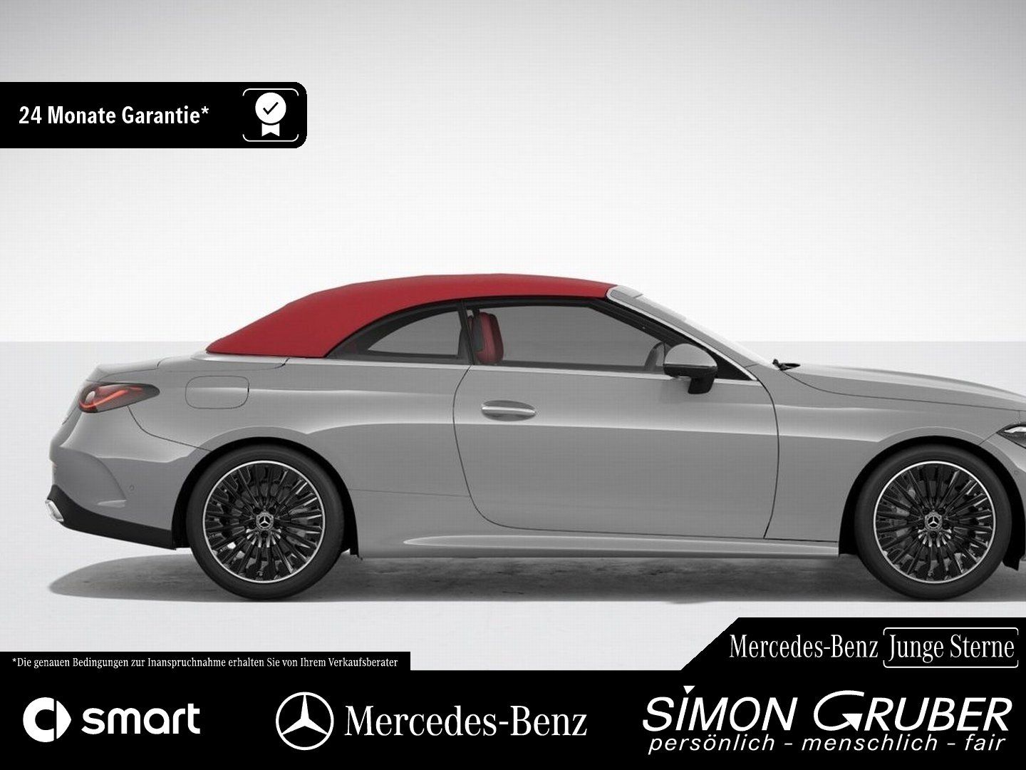 Fahrzeugabbildung Mercedes-Benz CLE 450 4M Cabrio AMG Leder rot 360 Burm 19 Zoll