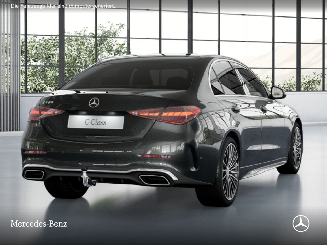Mercedes-Benz C 180 AMG+360+AHK+LED+19"+TOTW+KEYLESS+9G foto 4