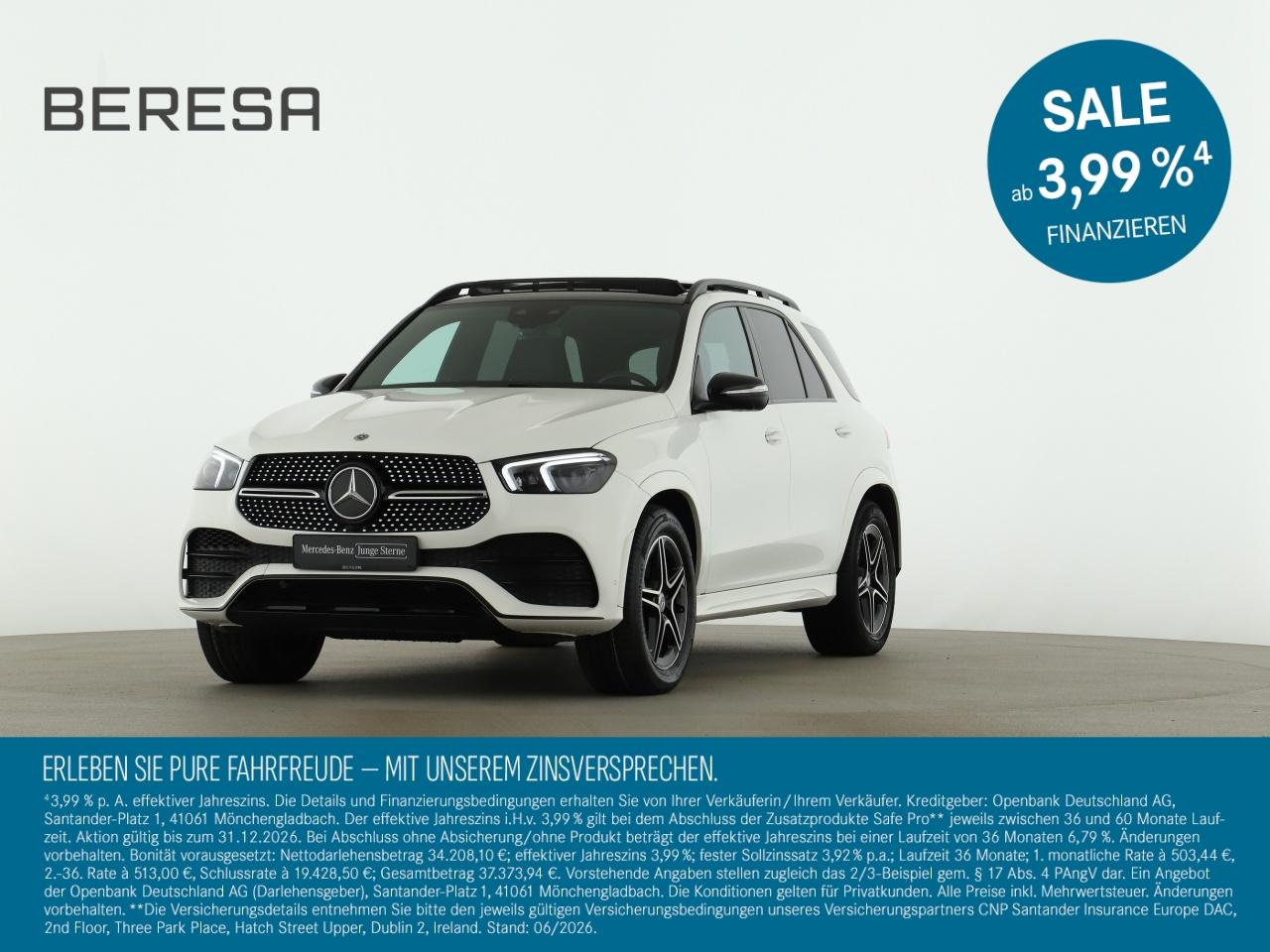 Mercedes-Benz GLE 350 d 4M AMG Night Pano AHK Burmester 360
