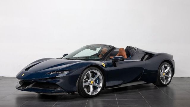 Ferrari SF90 Spider * full * Blu Pozzi * Carbon * Lift *