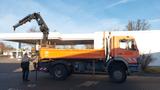 Mercedes-Benz ATEGO 1828 4X4 MEILLER + HIAB KRAN 144 FS-3 - Mercedes-Benz 1828