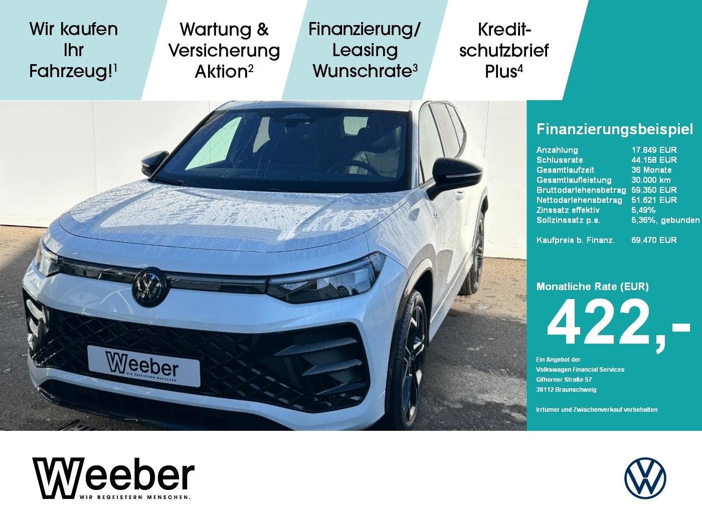 Volkswagen Tayron 2.0 l TDI 4MOTION DSG R-Line HeadUp