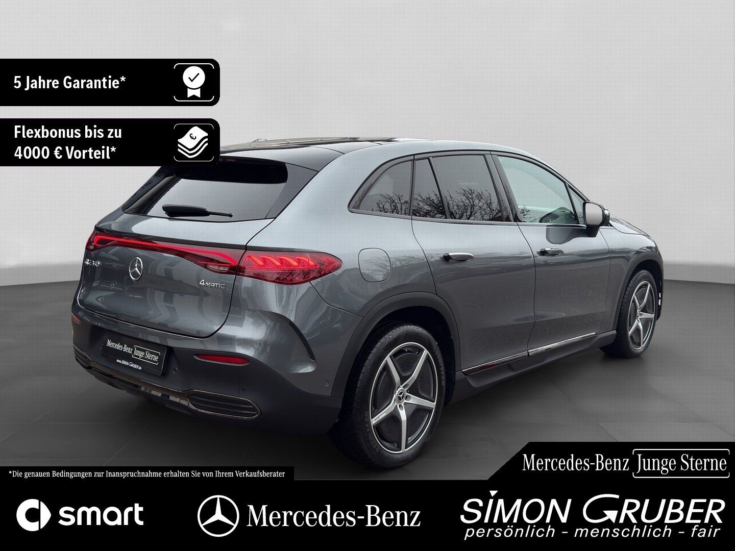 Fahrzeugabbildung Mercedes-Benz EQE 350 4M SUV AMG Pano Airmatic Leder AHK