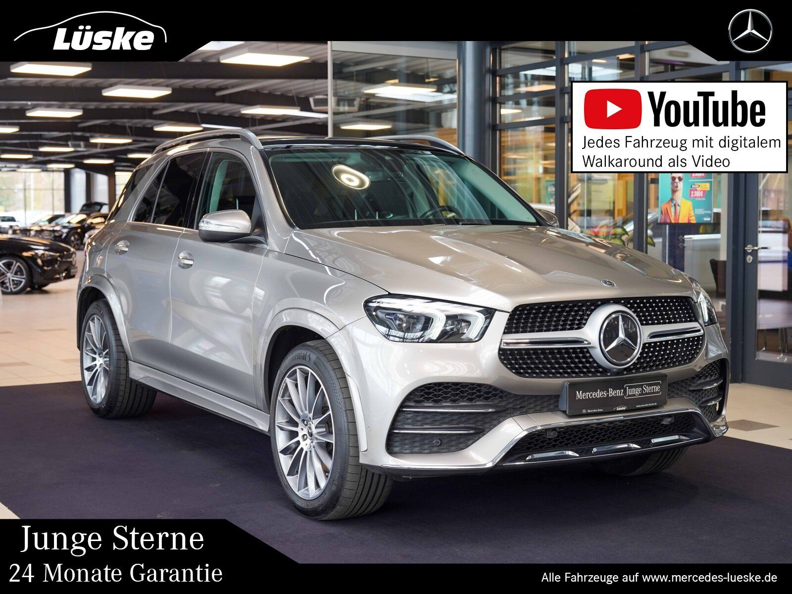 MERCEDES-BENZ GLE 400 d 4M AMG Line Pano AHK MULTIBEAM CarPlay