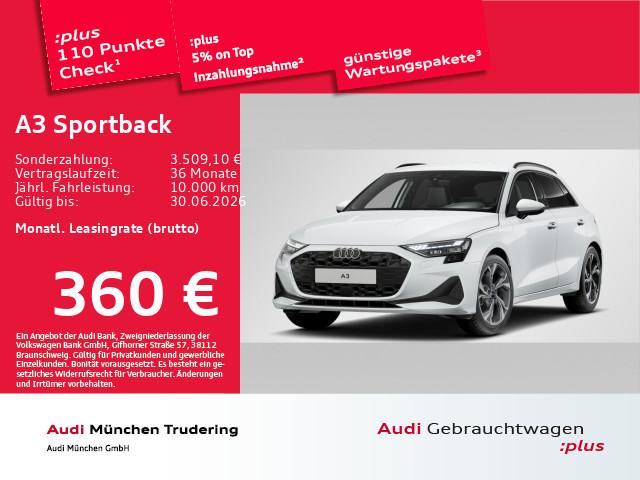Audi A3 Sportback 30 TFSI 85(116) kW(PS) S tronic