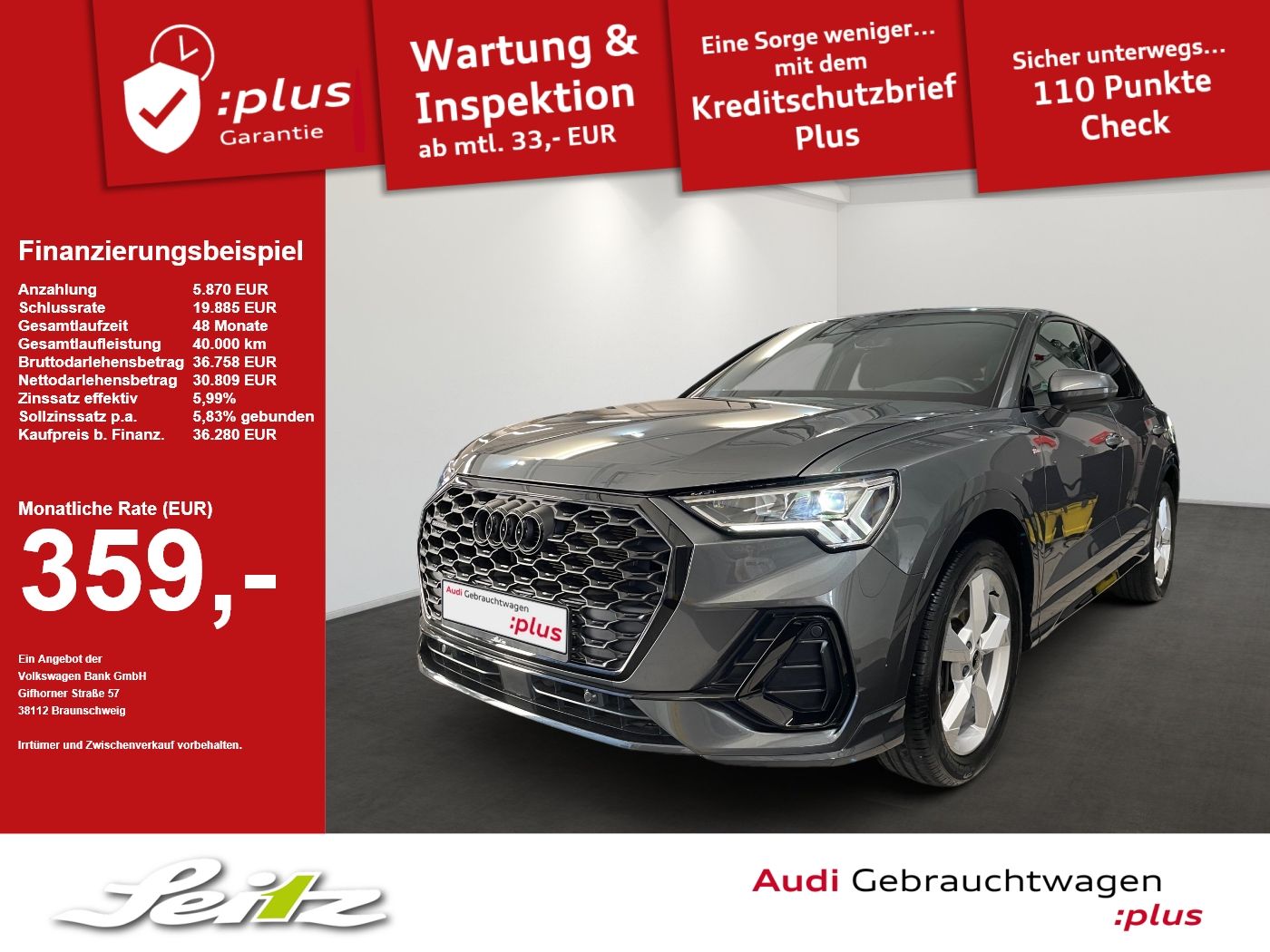 Audi Q3 Sportback 40 TFSI quattro S line *SONOS*NAVI* foto 1