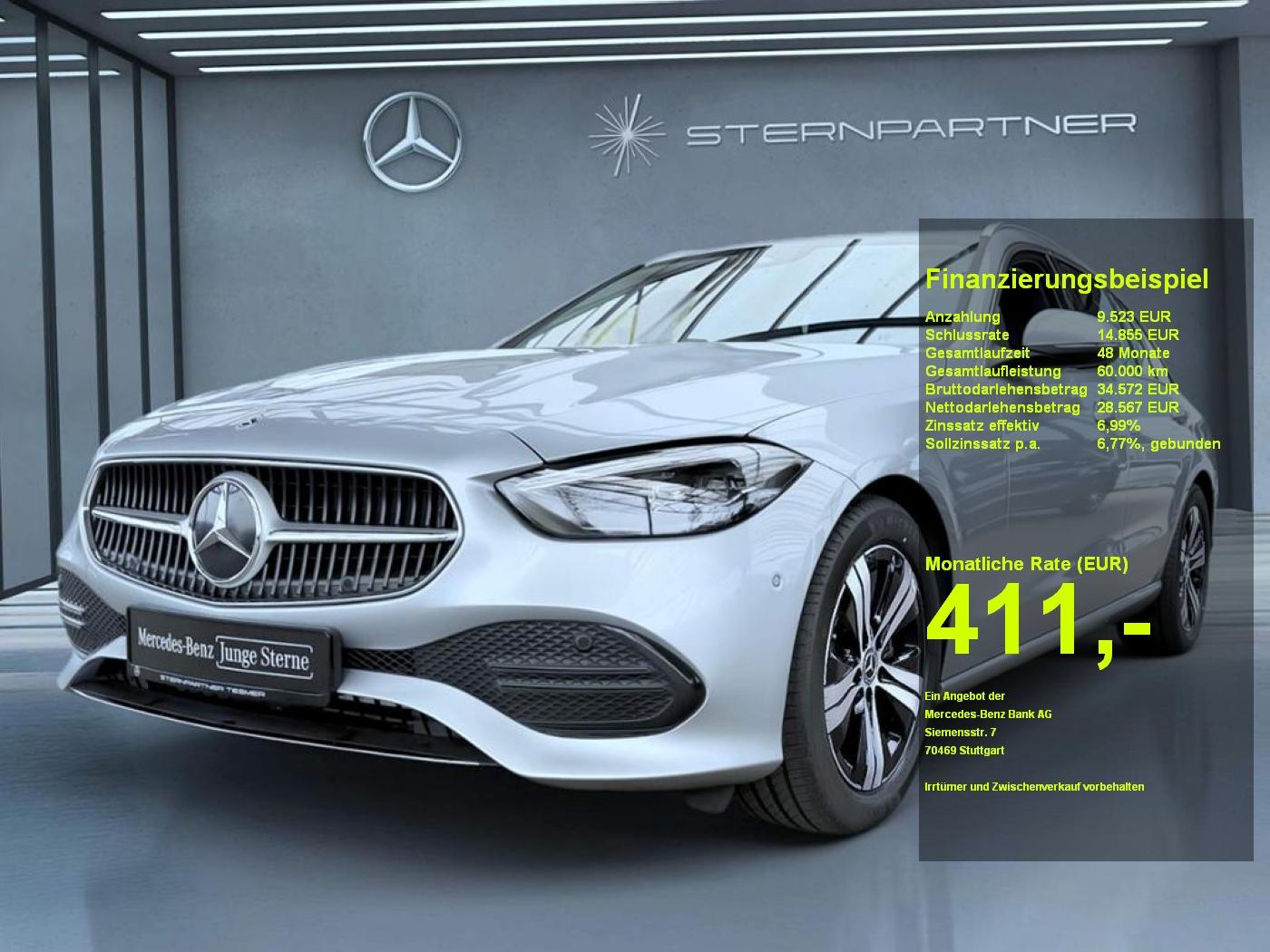Mercedes-Benz C 200 T AVANTGARDE, AHK, Totwinkel, R-Kamera