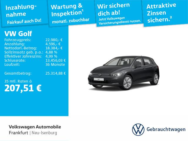 Volkswagen Golf VIII 2.0 TSI DSG Style LED NAVI KAM STHZG