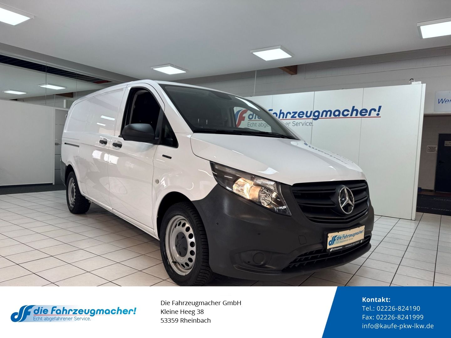Fahrzeugabbildung Mercedes-Benz Vito Kasten 112 e lang DAB SHZ Rückfahrkam. Notb