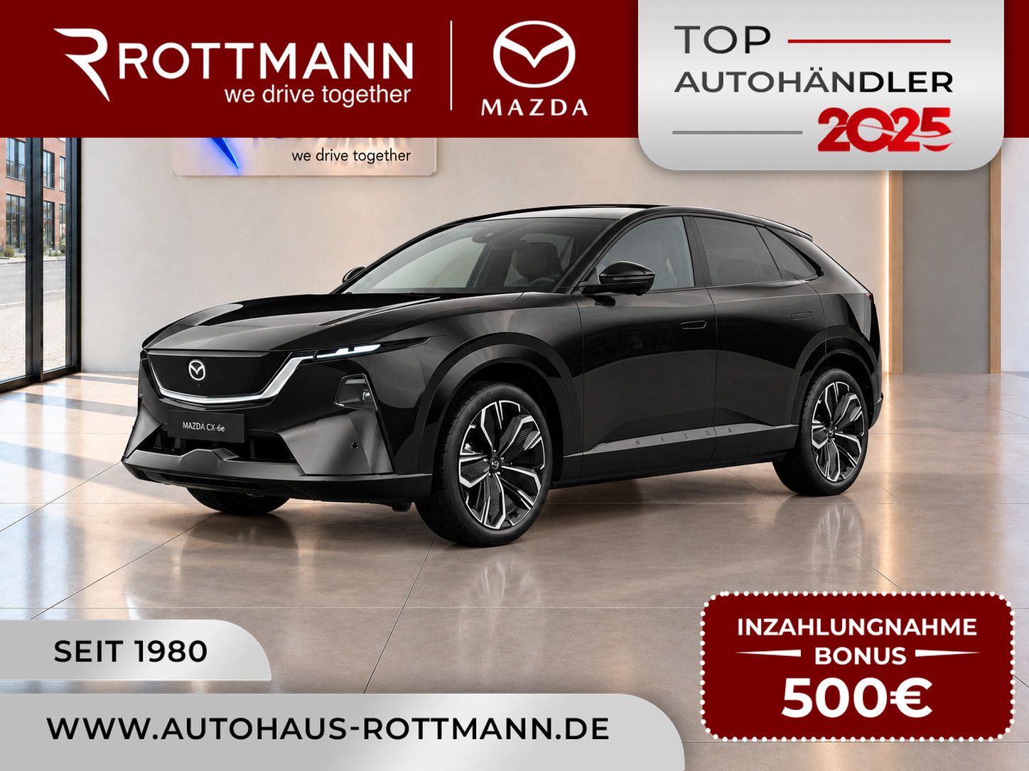 Mazda CX-6e EV 258ps TAKUMI Leder-W R21 Panor ACC 360°