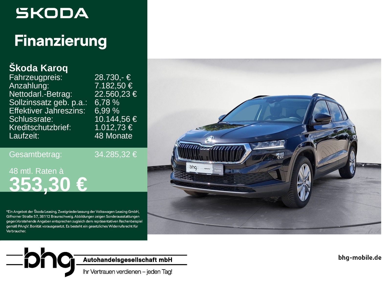 Skoda Karoq 1.5 TSI DSG Selection