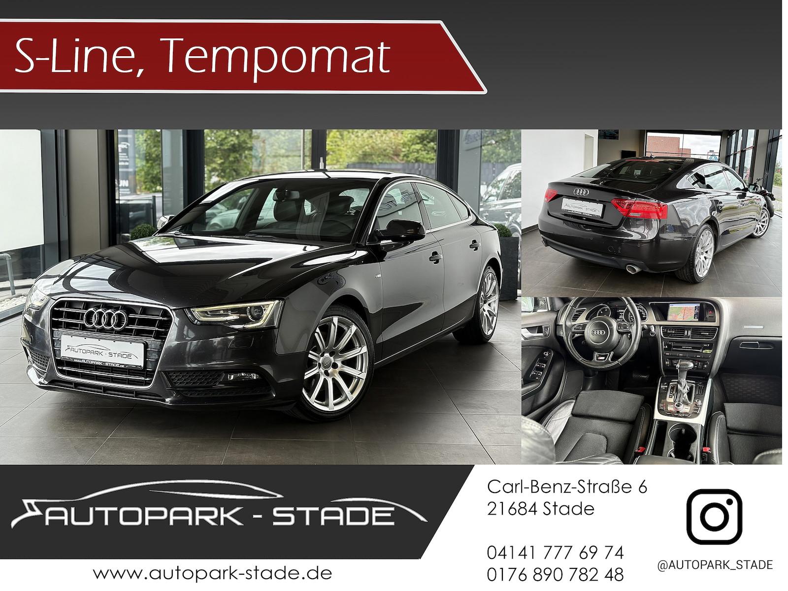 Audi A5 3.0 TDI Sportback S-Line Bi-Xenon Temp.