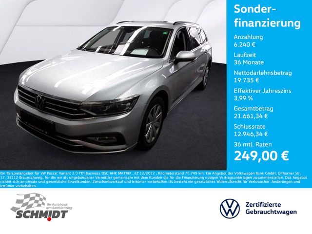 Volkswagen Passat Variant 2.0 TDI Business DSG AHK MATRIX