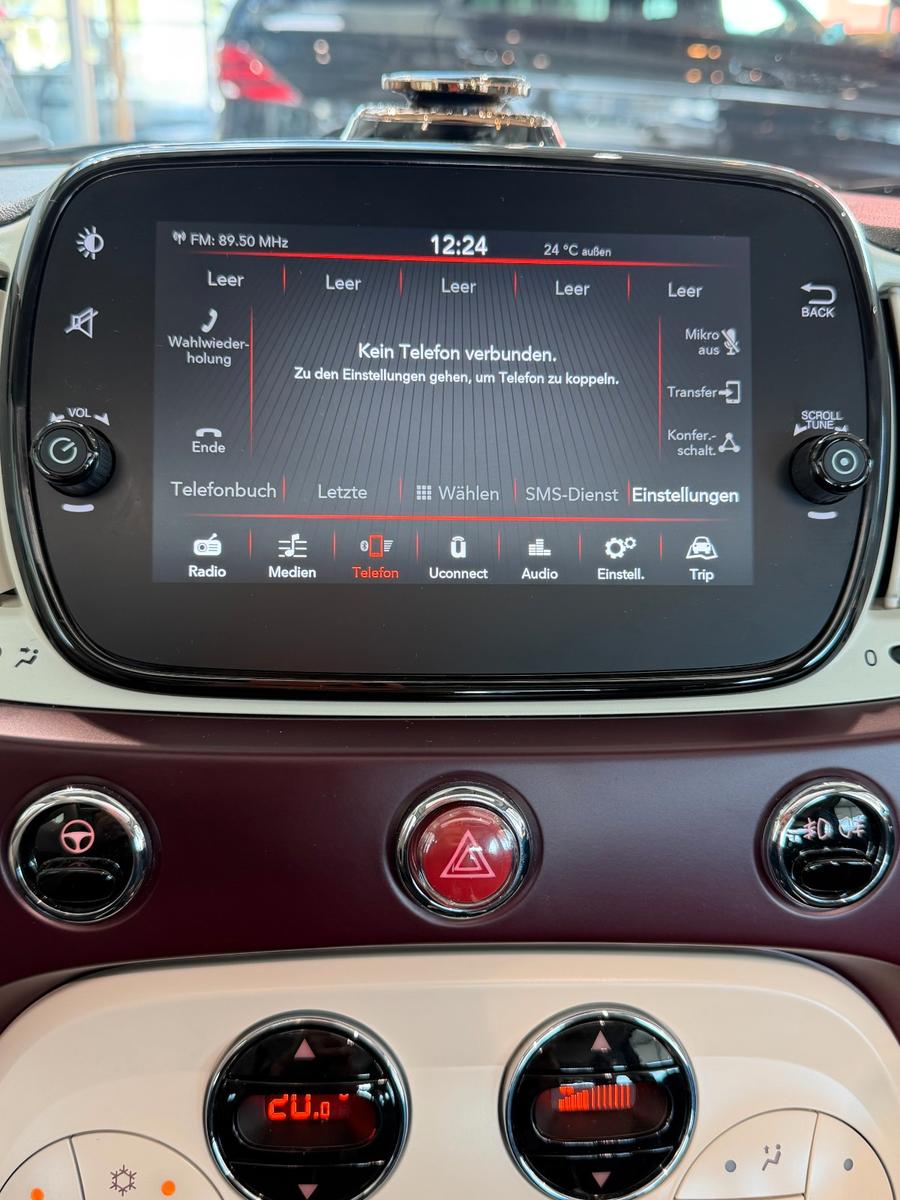 Fiat 500 Star Automatik PANO LEDER CARPLAY TEMPOMAT