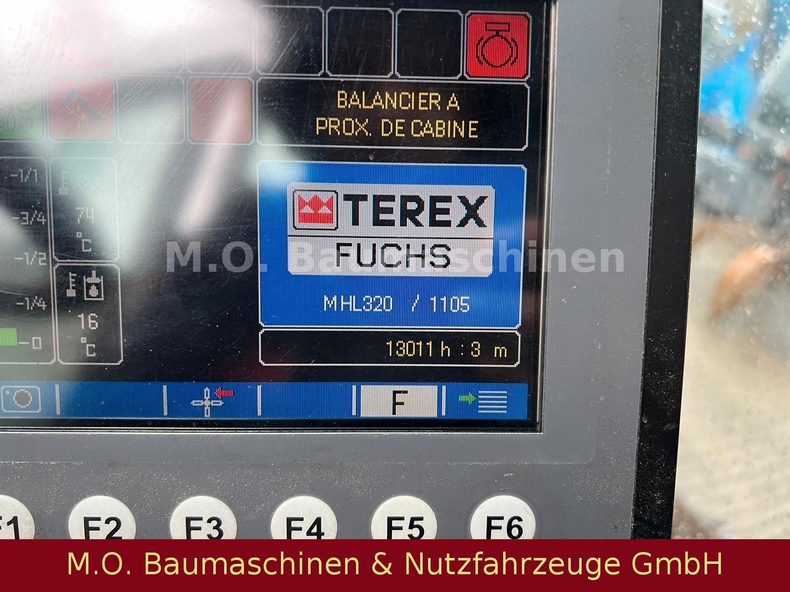 Fahrzeugabbildung Fuchs Terex MHL 320 / Polyp/ Liftkabine/