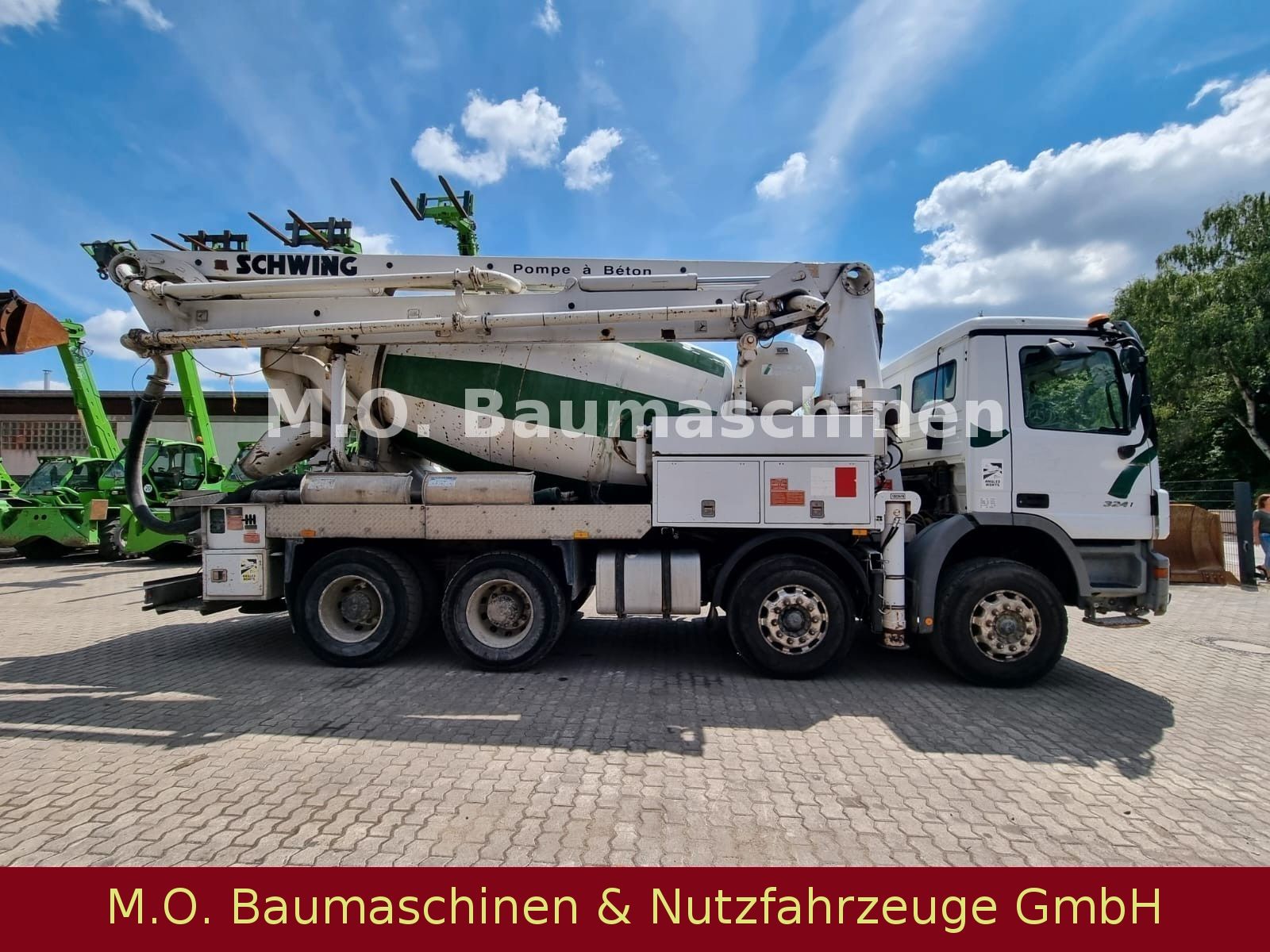 Fahrzeugabbildung Mercedes-Benz Actros 3241 Betonmischer+ Schwing Setter Pumpe
