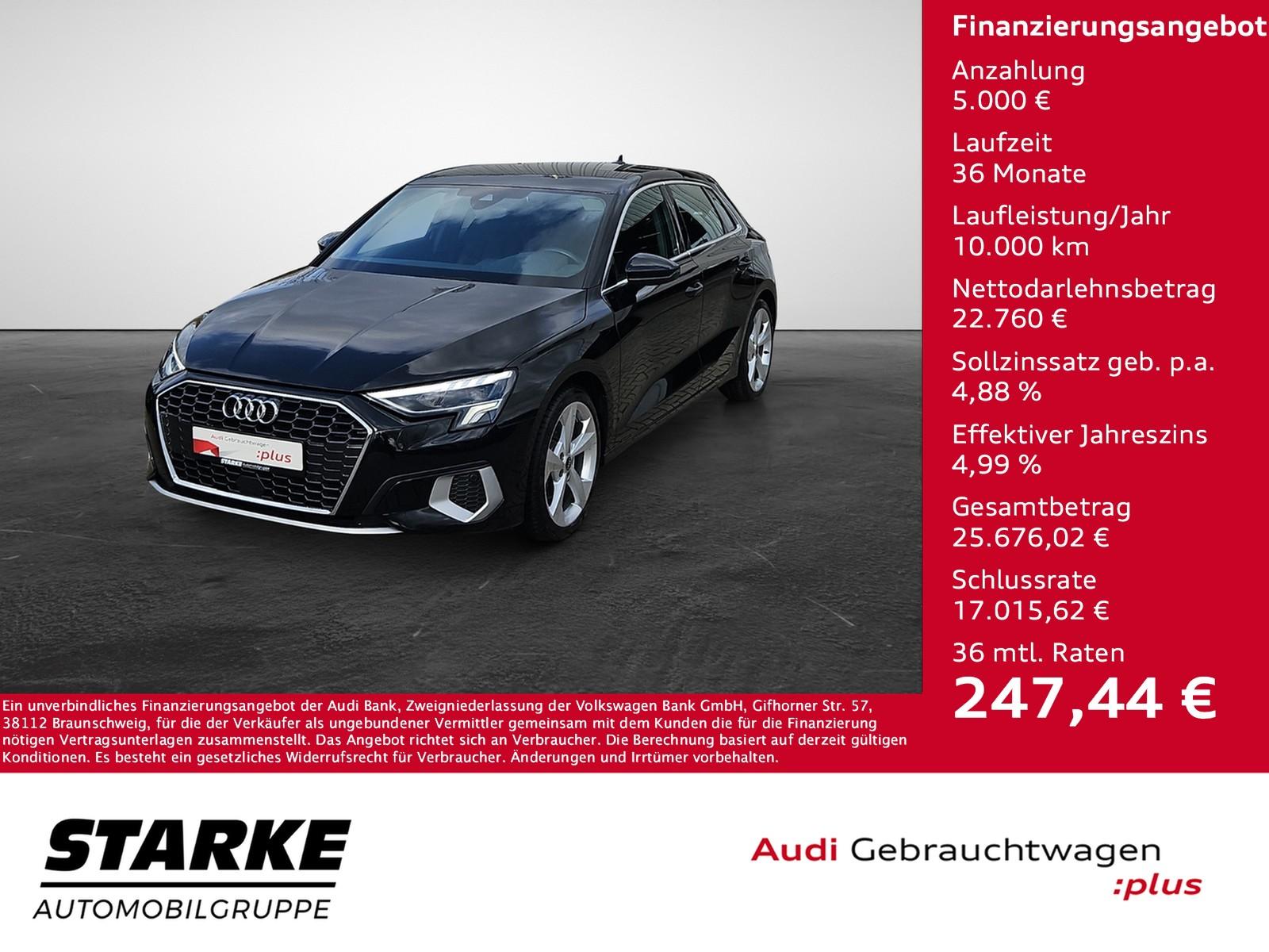 Audi A3 Sportback 35 TFSI advanced NaviPlus LED Leder