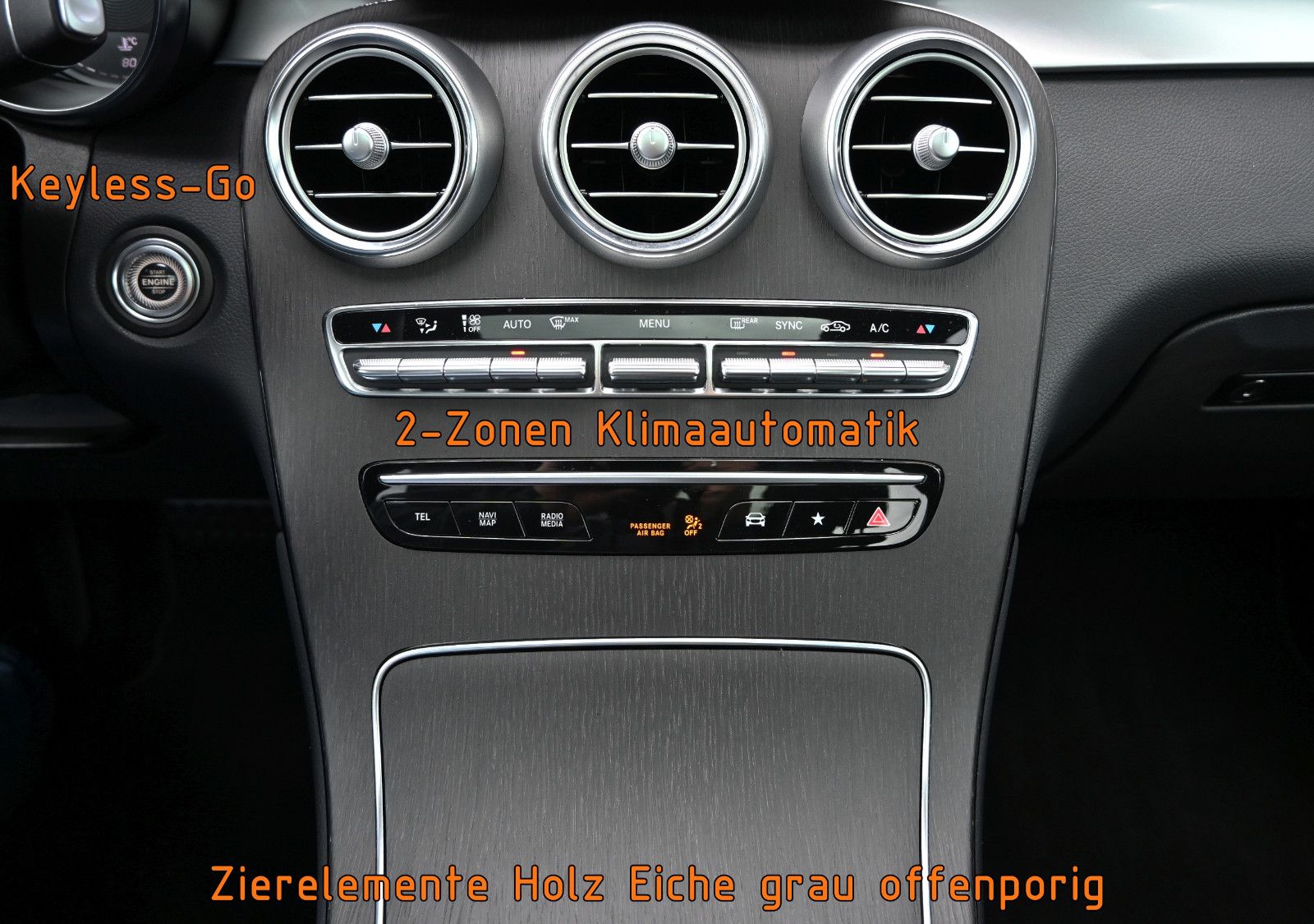 Fahrzeugabbildung Mercedes-Benz GLC 300 d 4M. AMG °ACC°AHK°LEDER°PANO°8FACH°360°