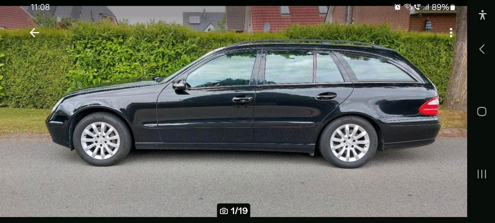 Mercedes-Benz E280 2005 — rear view