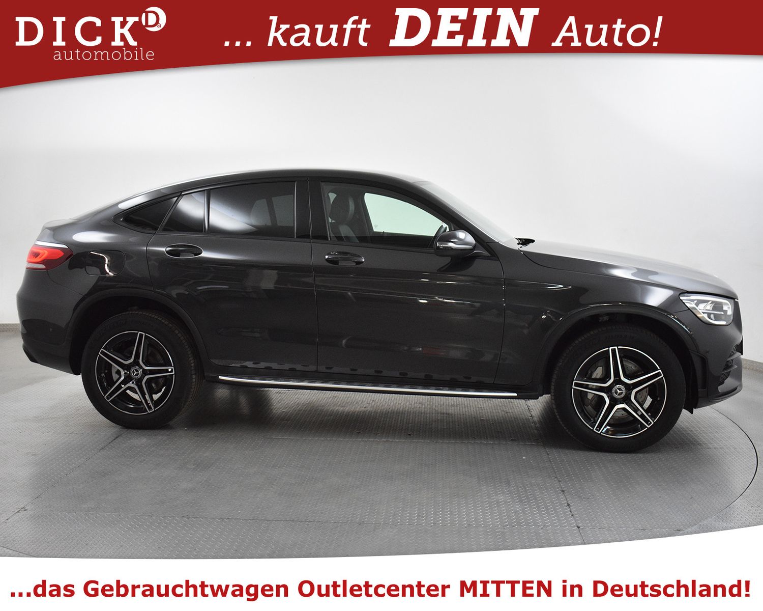 MERCEDES-BENZ GLC300de Coupe 2X AMG Line 4M NIGHT+STDHZ+KAM+19 - Image 2