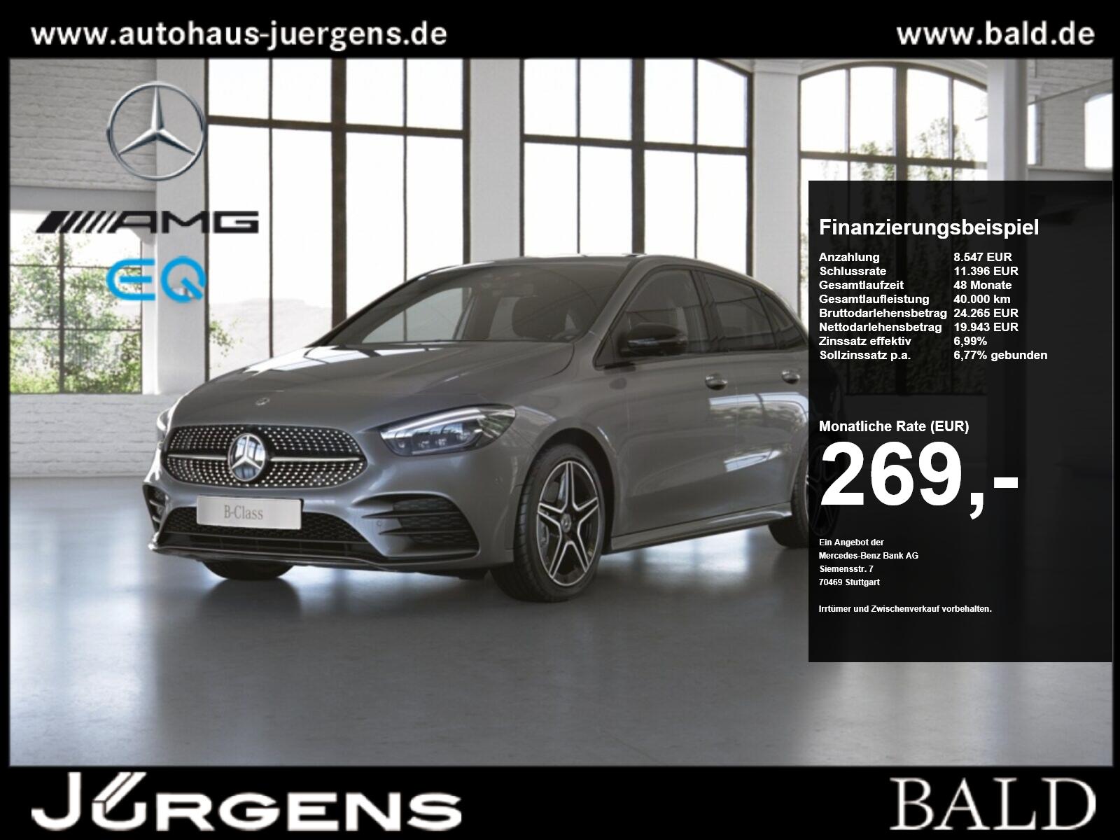 Mercedes-Benz B 250 e AMG-Sport/MLB/360/AHK/Night/Fahrassist