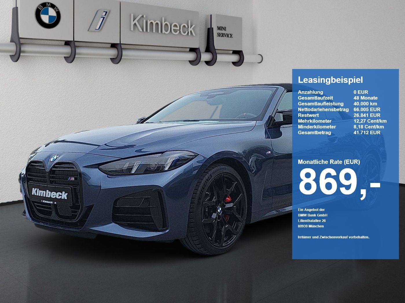 BMW M440d xDrive Cabrio M SPORT PRO 360° ACC HeadUp