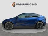 Tesla Model Y Long Range AWD, Garantie, 1. Hand - blaue Tesla Model Y