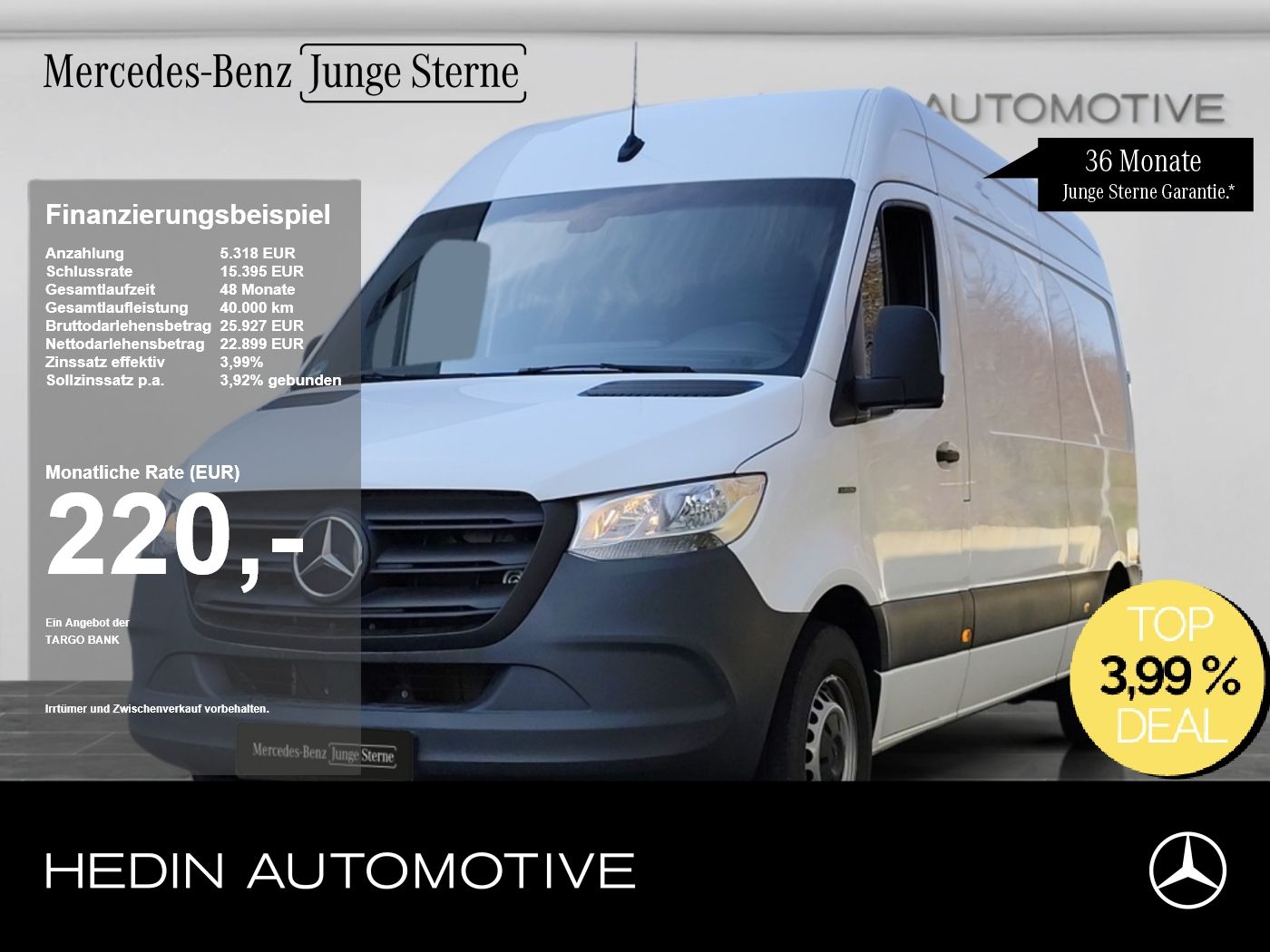 Mercedes-Benz eSprinter 312 Kasten Hochdach SHZ|KAM|DAB