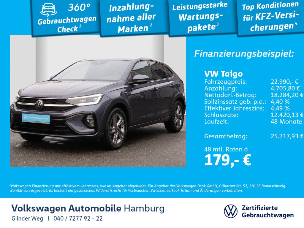 Volkswagen Taigo 1.0 TSI DSG R-Line Panoramadach Navi