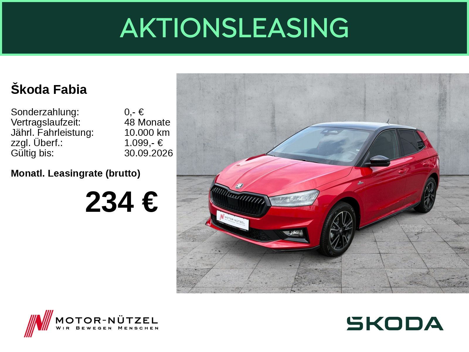 Skoda Fabia 1.0 TSI Monte Carlo RFK LED SHZ PDC MUFO