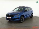 Skoda Karoq Sportline 1.5 TSI DSG Matrix ACC AHK Pano - : Blau, mit Navigationssystem