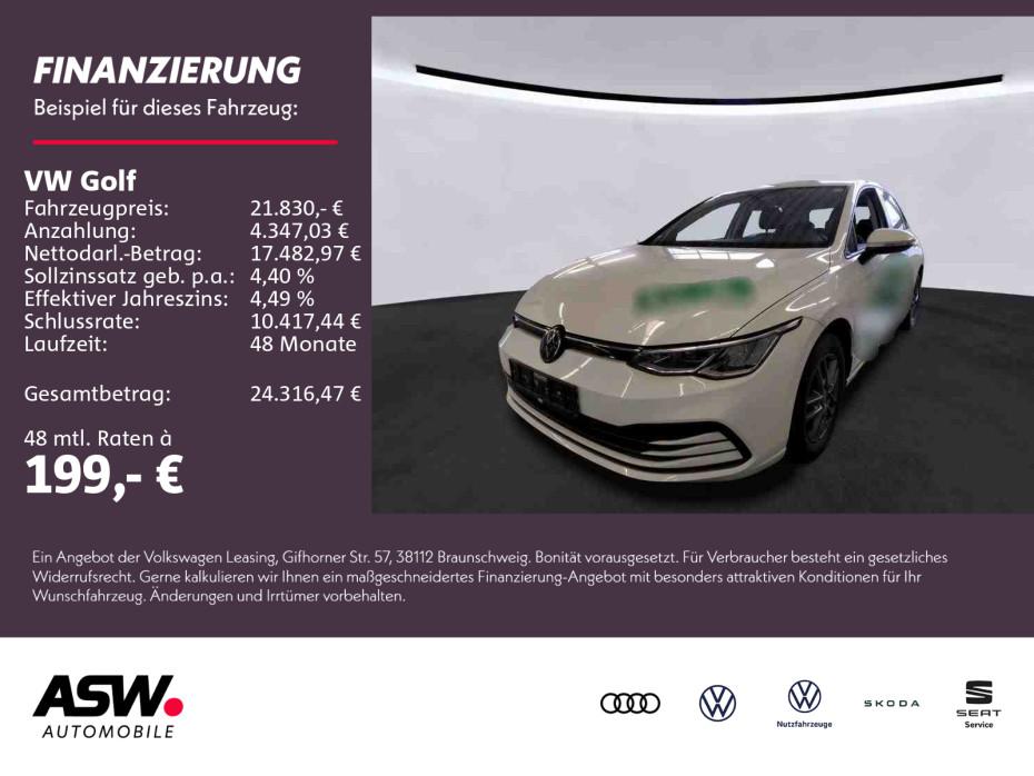 Volkswagen Golf Life 1.0 eTSI DSG LED NAVI ACC PDC SHZ