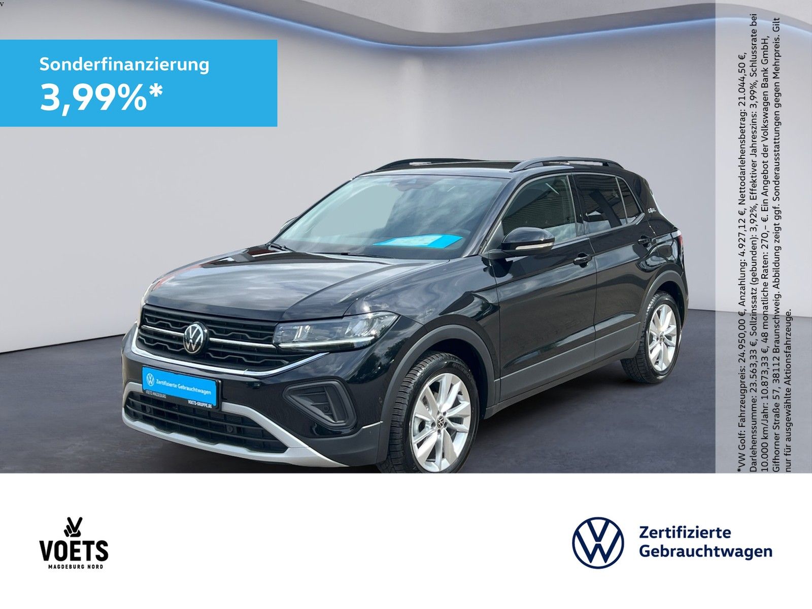 Volkswagen T-Cross  1.0 TSI Goal LED+NAVI+ACC+PDC+KAM