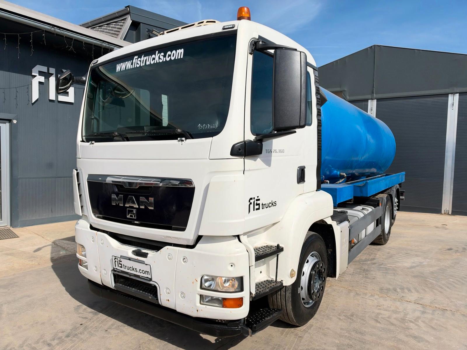MAN TGS 26.360 6X2 VACUUM TRUCK 16m3 - LIFTING AXLE