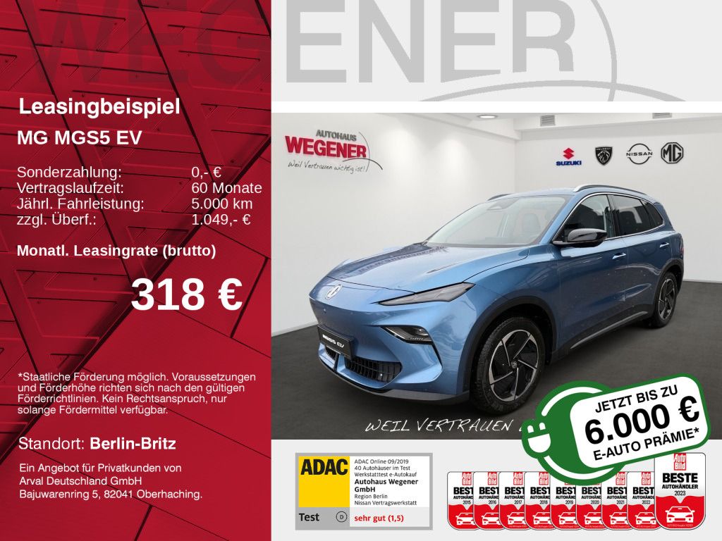 MGS5 EV Luxury Long Range/ WÄPU/ SHZ/ LHZ/ LED